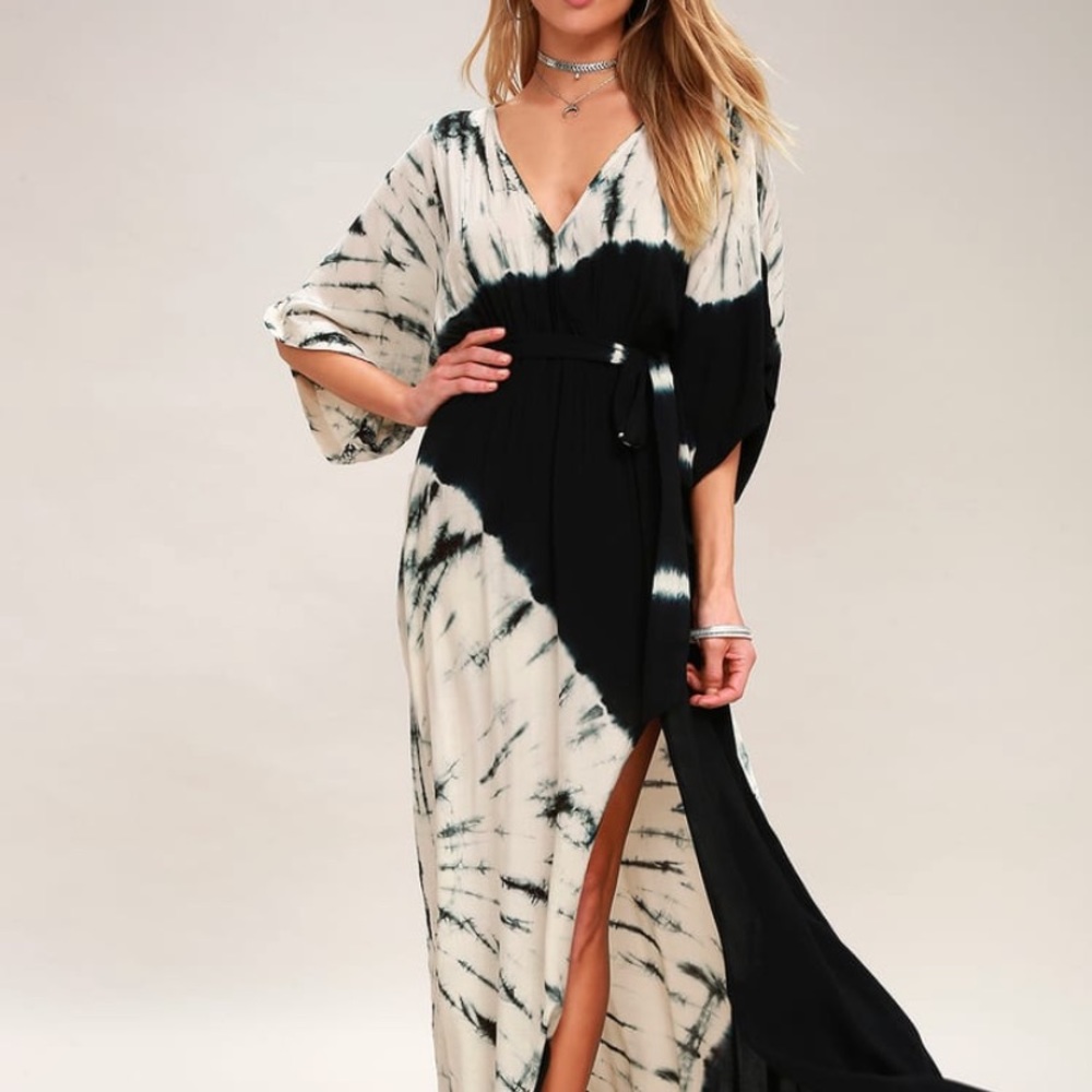 Lulus tie dye maxi dress